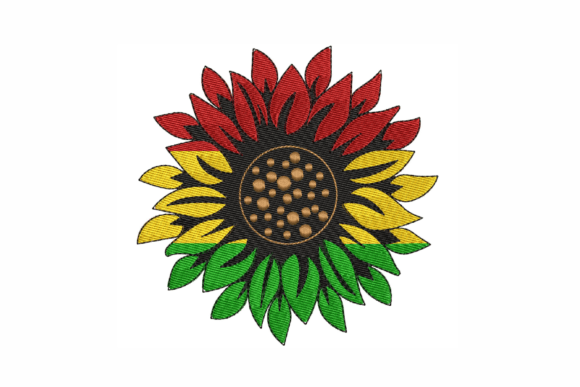 Download Sunflower Embroidery Design, Juneteenth - Embroidery design Collection