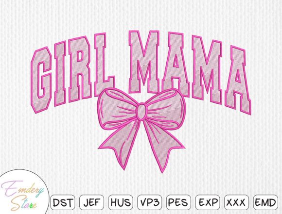 Download Mother Day, Girl Mama Embroidery Design - Embroidery design Collection
