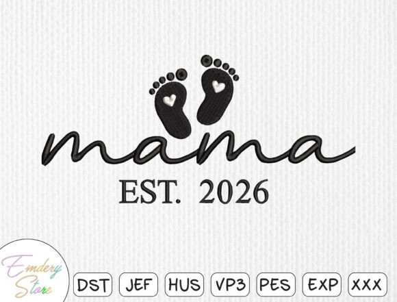 Download Mama Machine Embroidery File - Machine embroidery file Collection