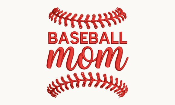 Download Baseball Mom Embroidery Design PNG - Embroidery design Collection