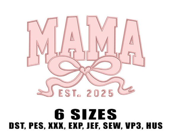 Download Girl Mama Embroidery Designs - Embroidery design Collection