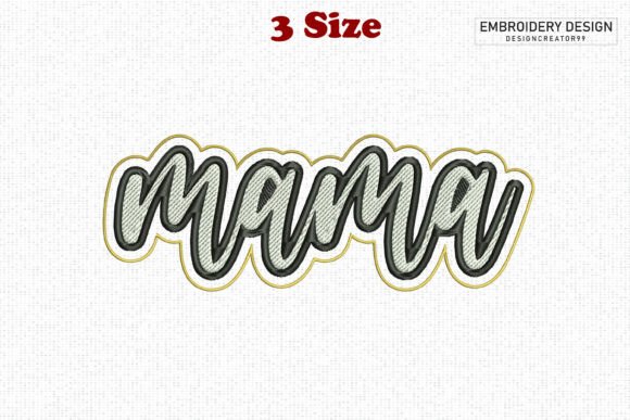 Download Mama Embroidery Design - Embroidery design Collection