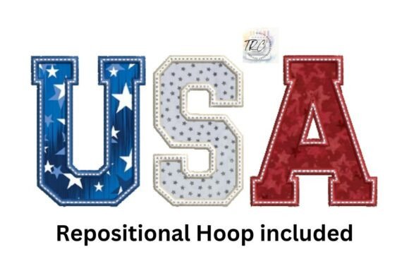 Download USA Applique Embroidery Design - Embroidery design Collection