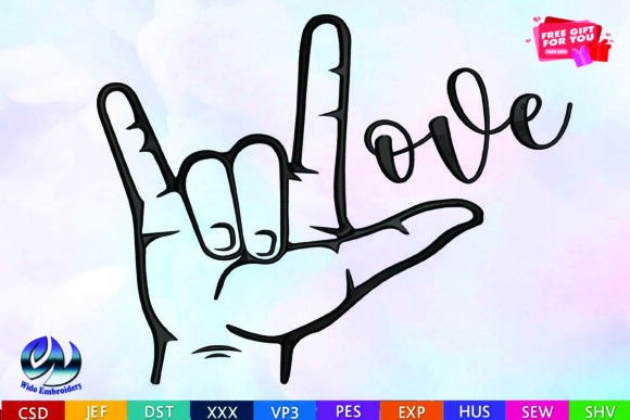 Download Love Embroidery Design - Embroidery design Collection