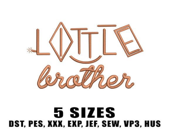 Download Little Brother Embroidery Design - Embroidery design Collection
