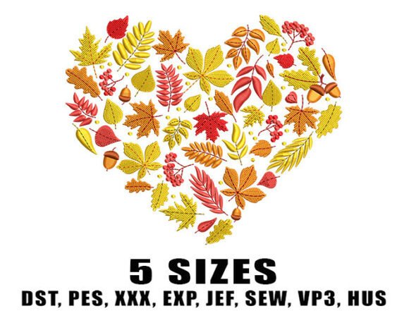 Download Floral Heart Embroidery Design - Embroidery design Collection