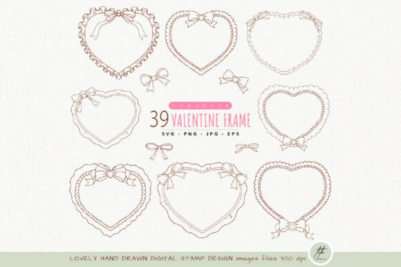 Download Coquette Valentine Frame Png - Premium Resources