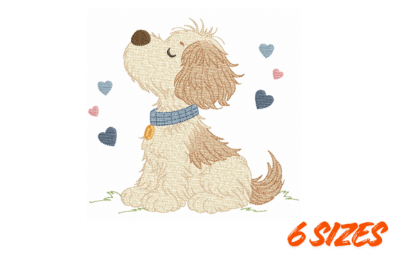 Download Cute Puppy Embroidery Design Pattern Fil - Embroidery design Collection